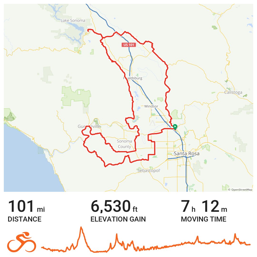Wine Country Century Ride · Ride with GPS
