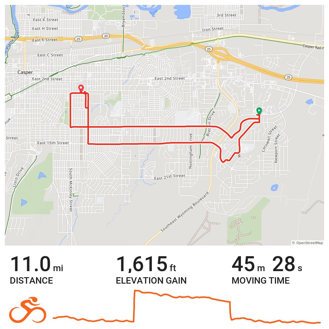 07/30/08 A bike ride in Casper, WY