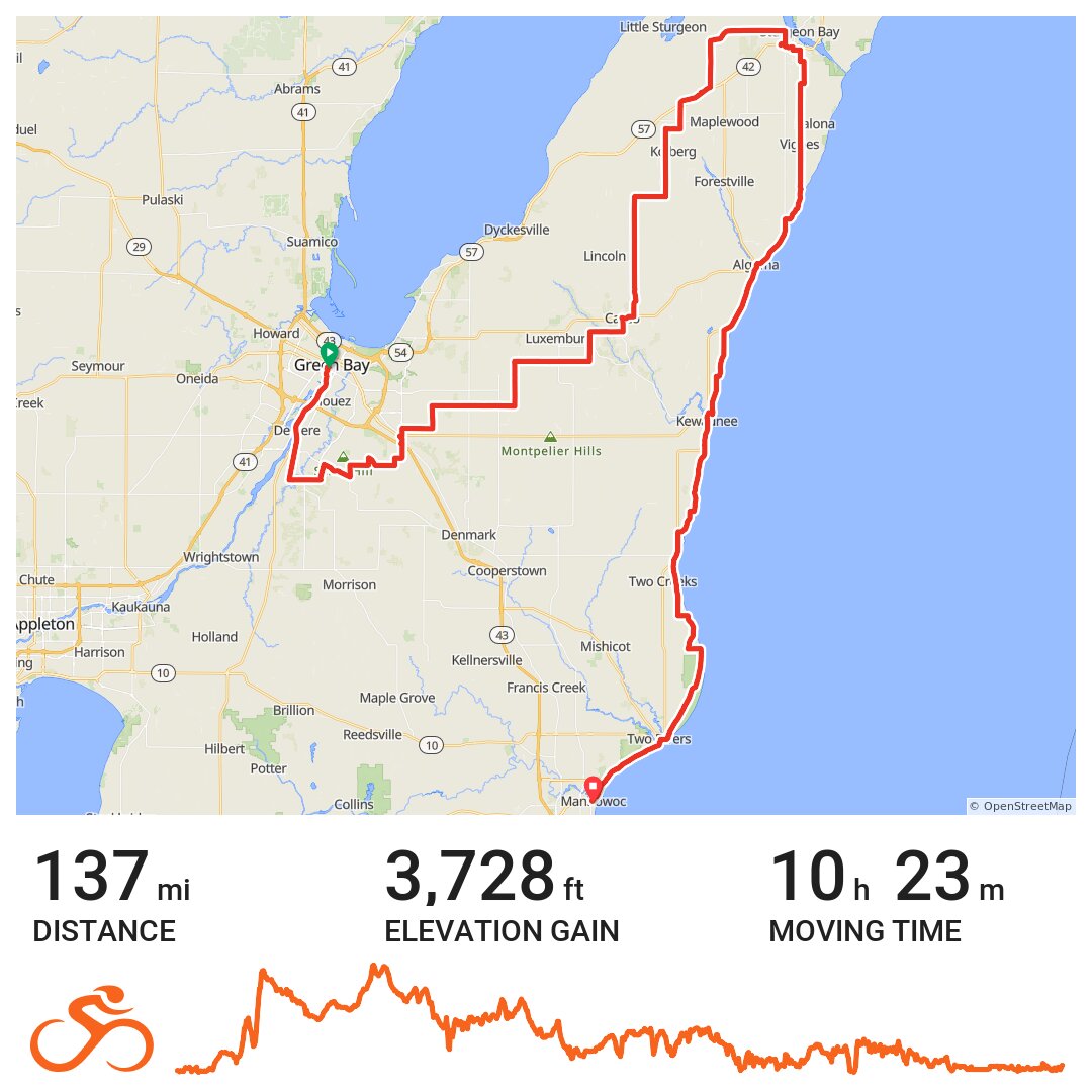 green bay bike trail map