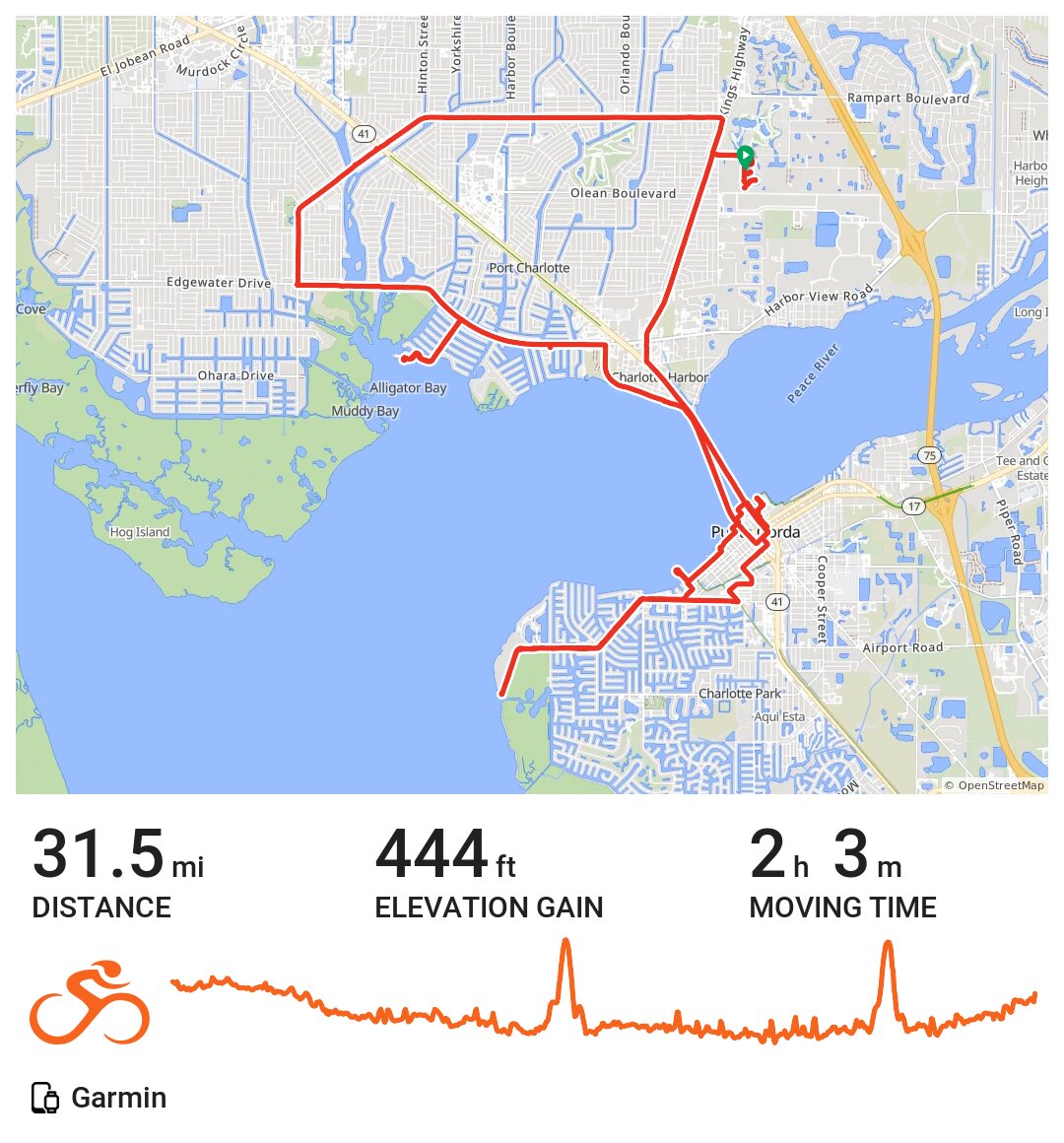 09/28/18 A bike ride in Punta Gorda, FL