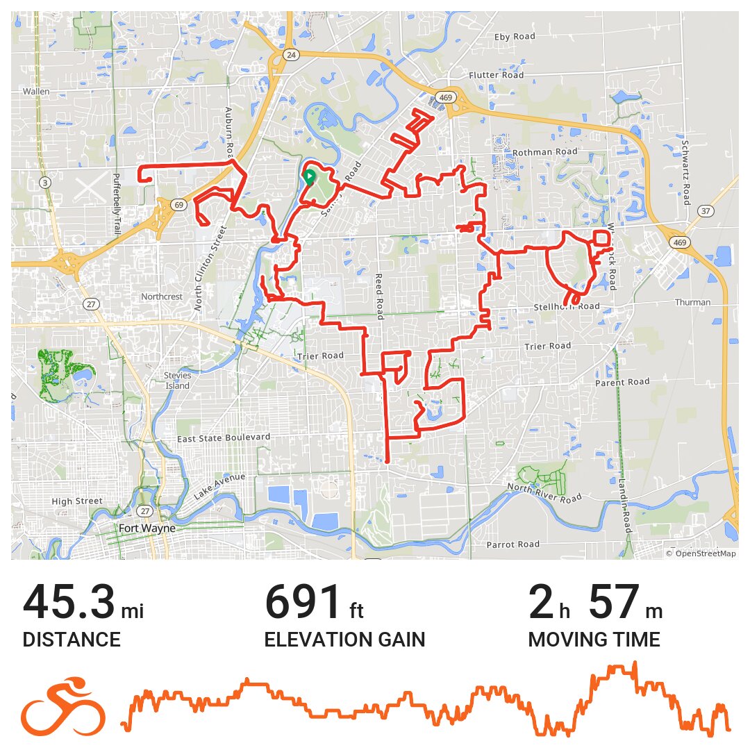 09/29/18 - A bike ride in Fort Wayne, IN