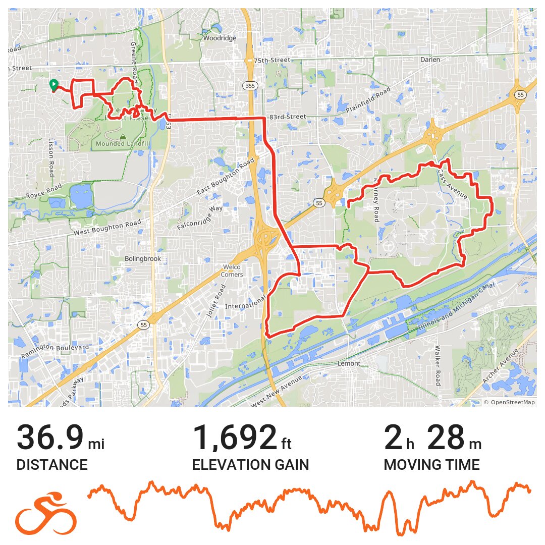 10/04/18 - A bike ride in Naperville, IL