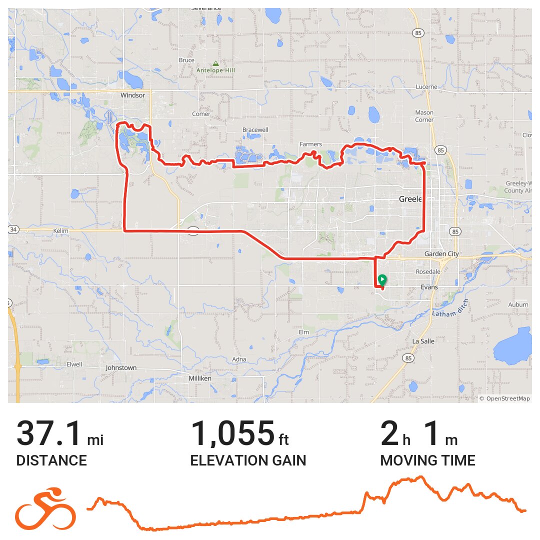 Poudre Trail - Windsor Ride · Ride With Gps