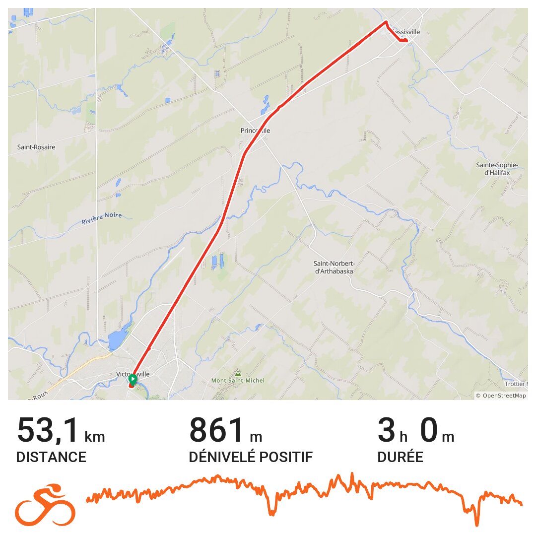 30/07/14 A bike ride in Victoriaville, Québec