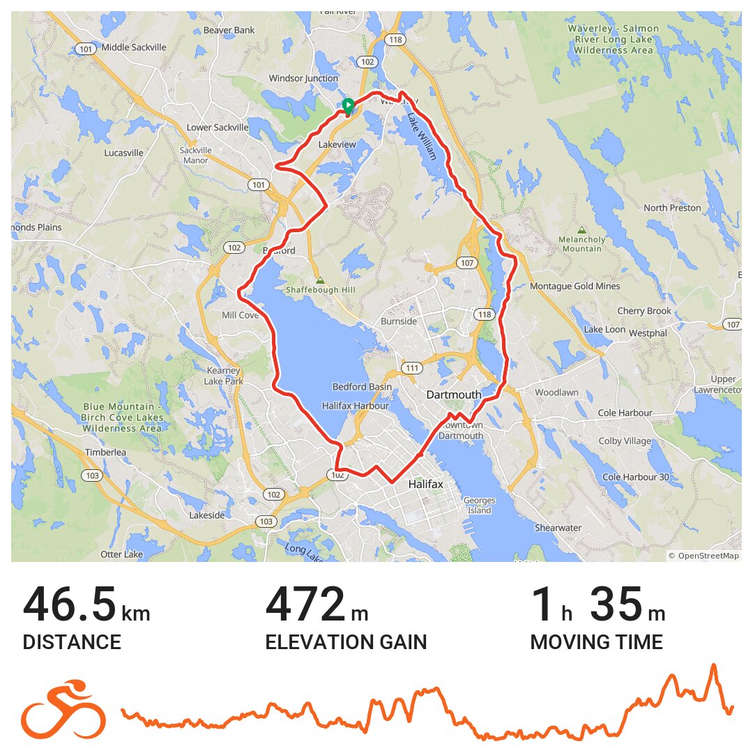 08/02/14 - A bike ride in Halifax Regional Municipality, Nova Scotia