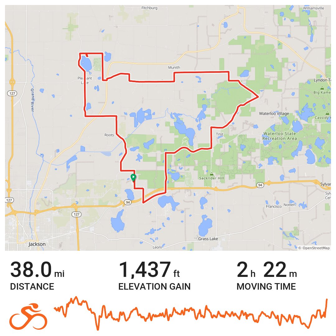 Pedal and Whine 2014 - A bike ride in Jackson County, MI