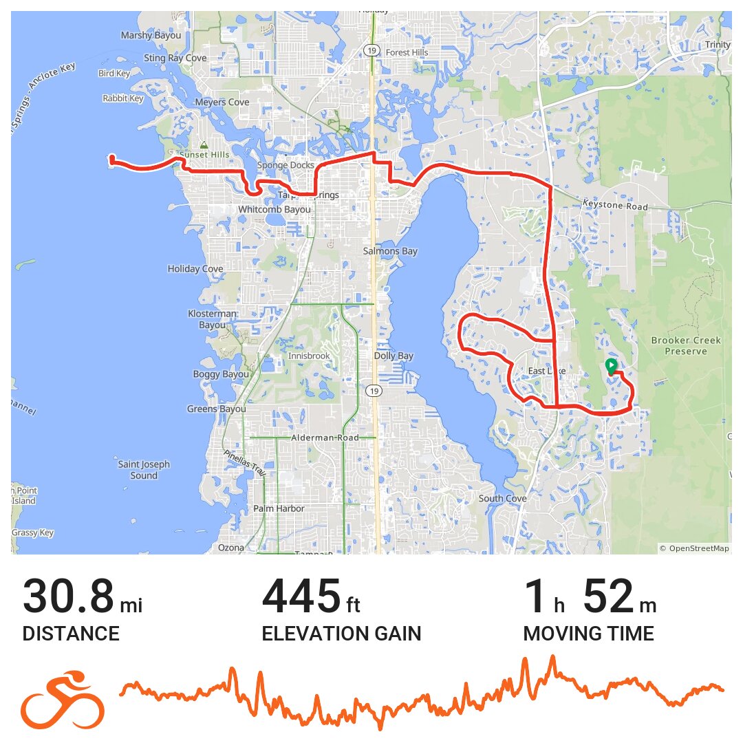 03/12/19 A bike ride in Pinellas County, FL