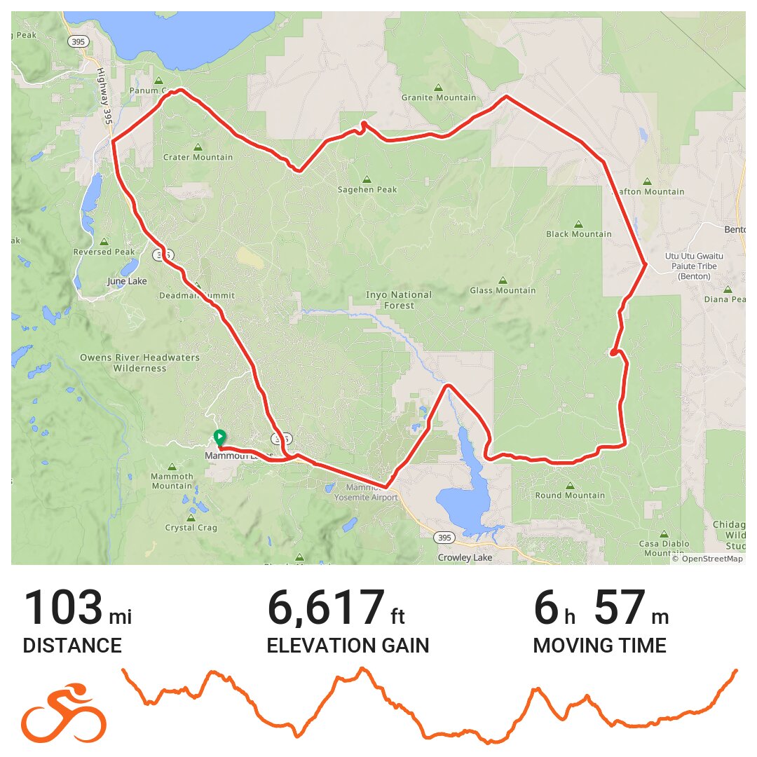 Mammoth Fall Century · Ride with GPS