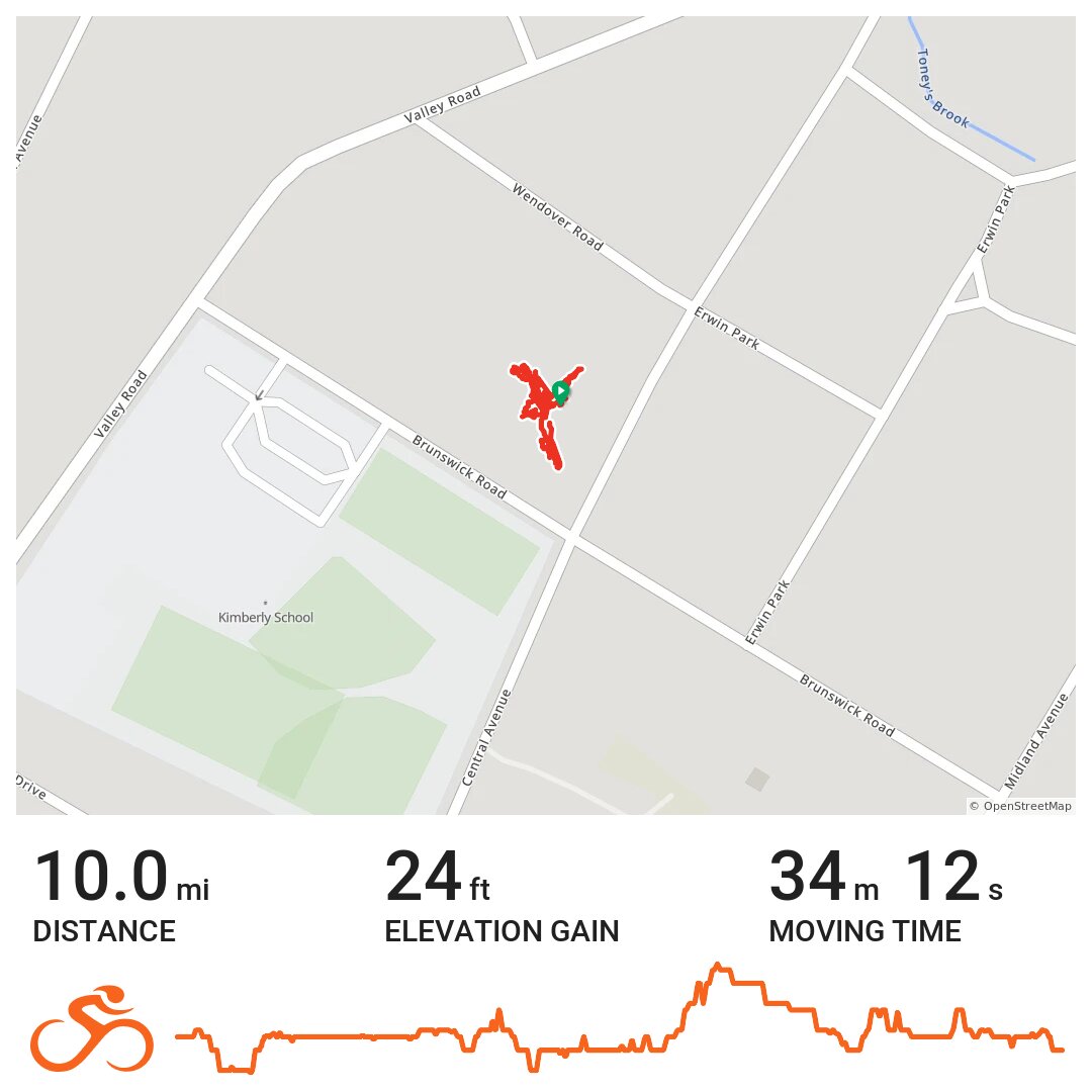 04/30/19 A bike ride in Montclair, NJ