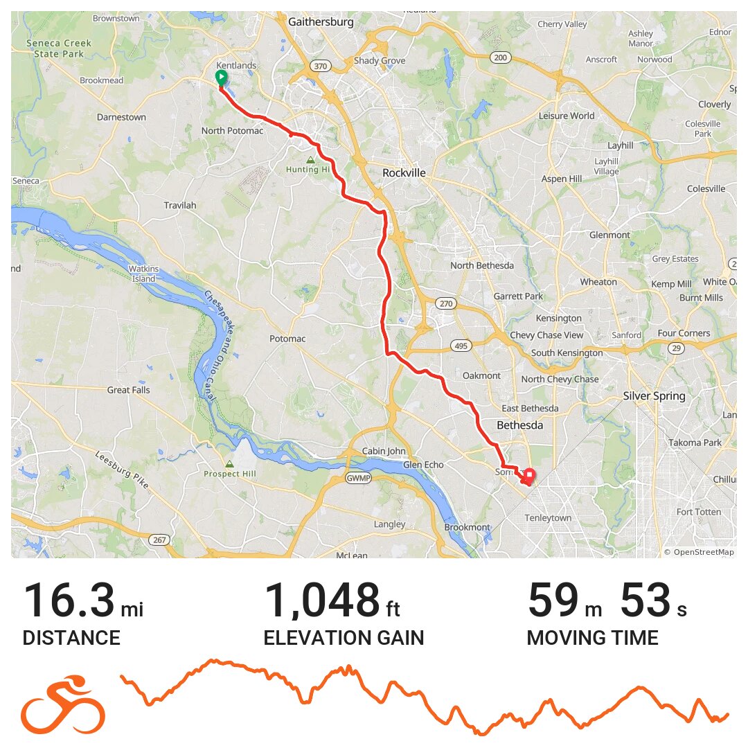 09/19/14 A bike ride in Gaithersburg, MD