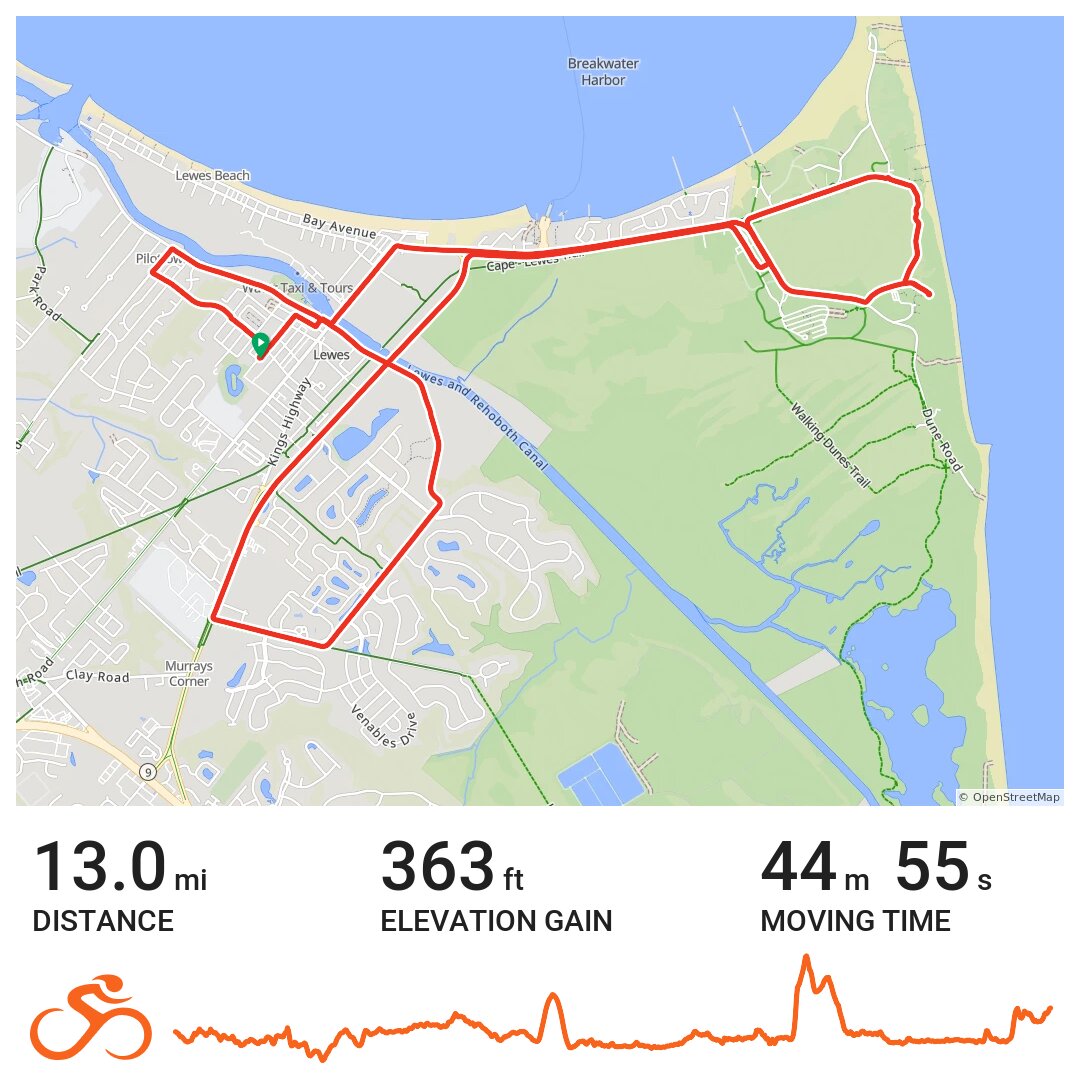 07/03/14 A bike ride in Lewes, DE