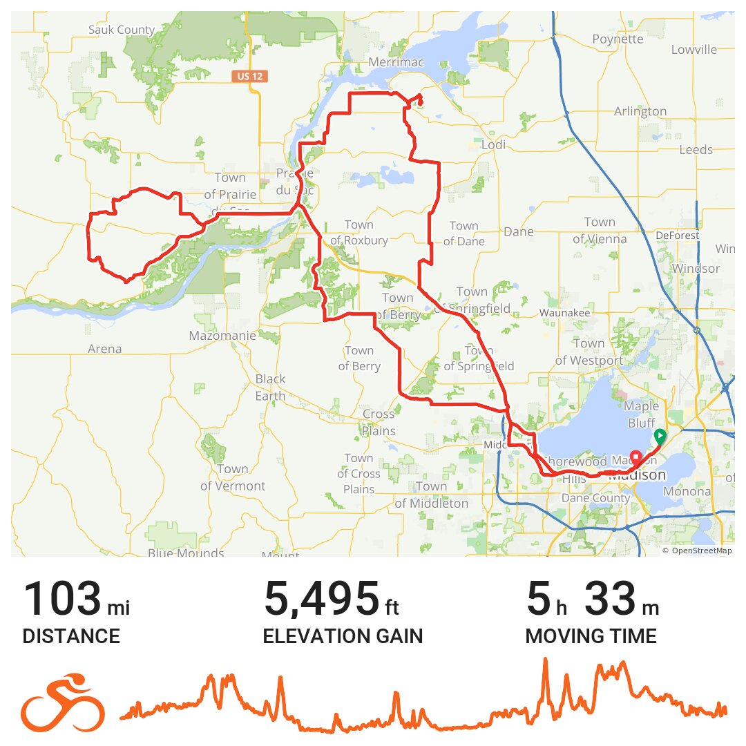 05/22/19 A bike ride in Madison, WI