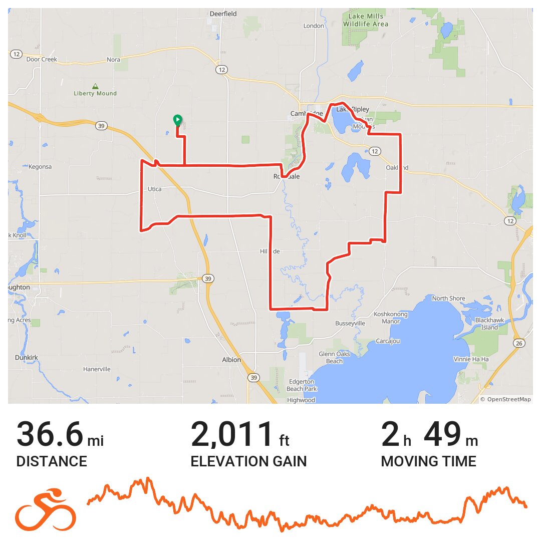 05/25/19 - A bike ride in Dane County, Dane County