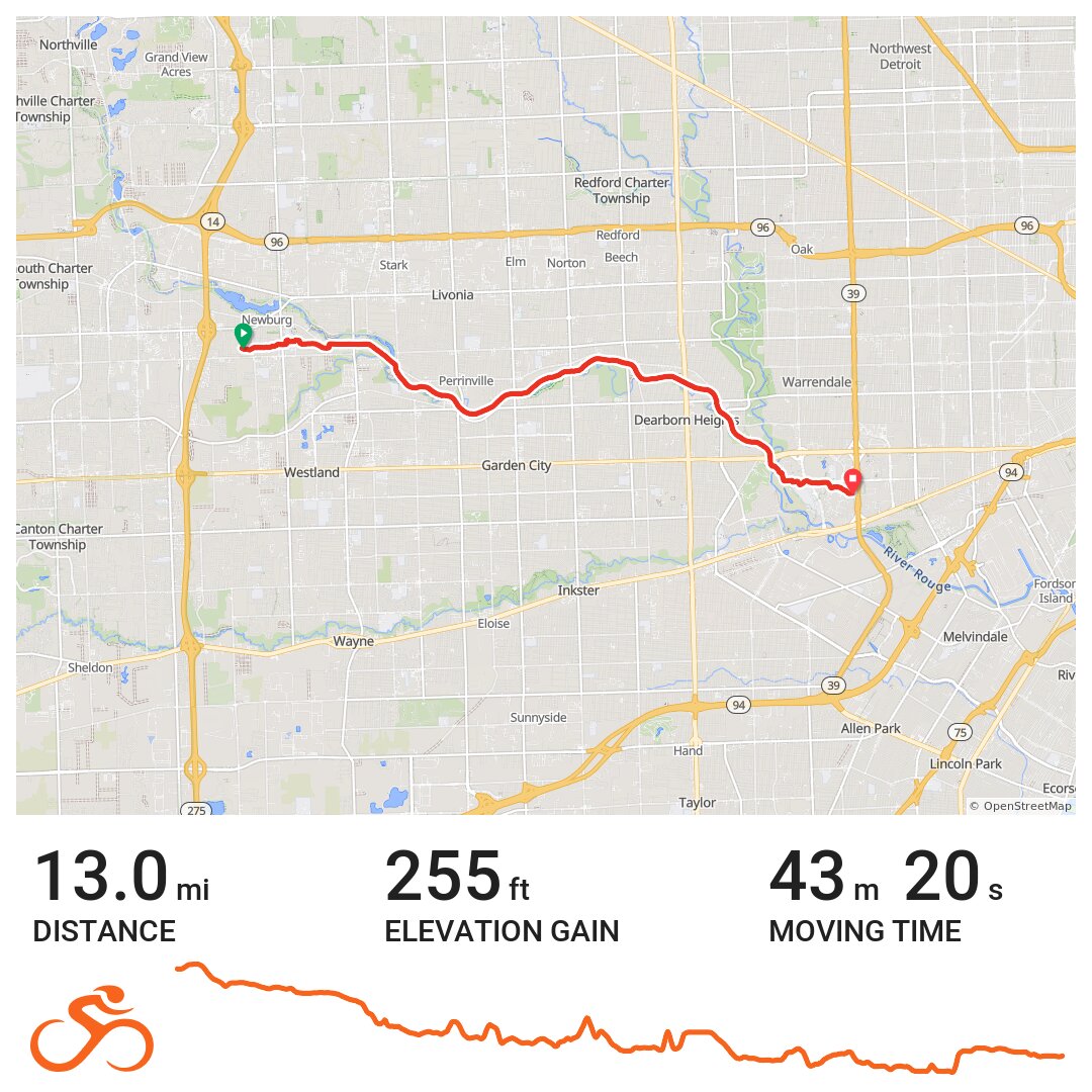 09/25/14 - A bike ride in Livonia, MI