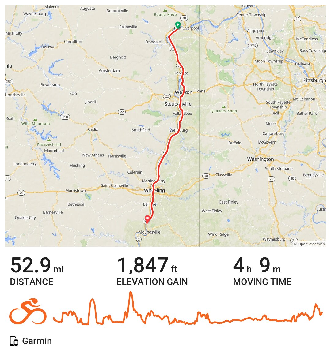 08 Glen Dale, WV (south of Wheeling) A bike ride in Hancock County, WV