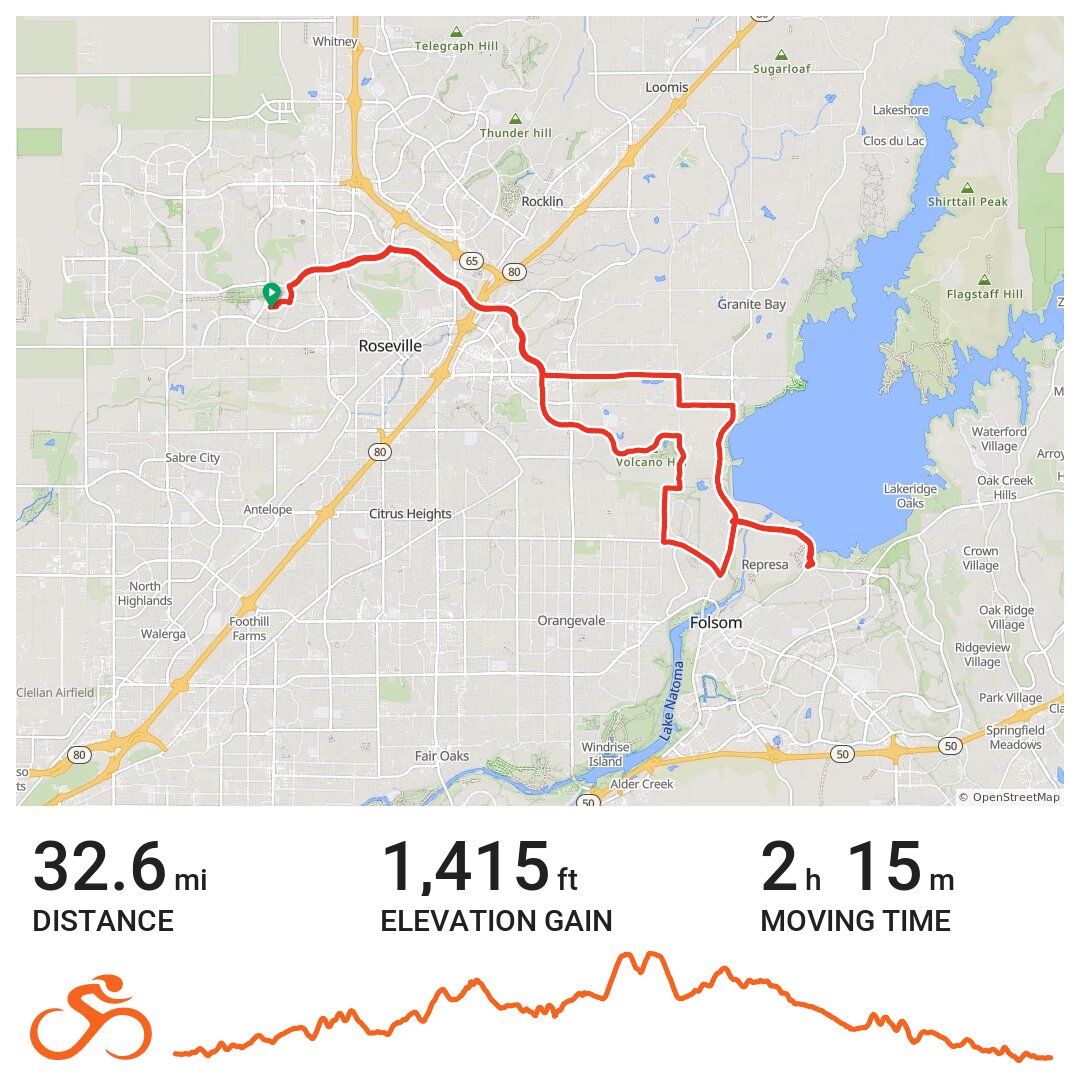 07/04/19 A bike ride in Roseville, CA