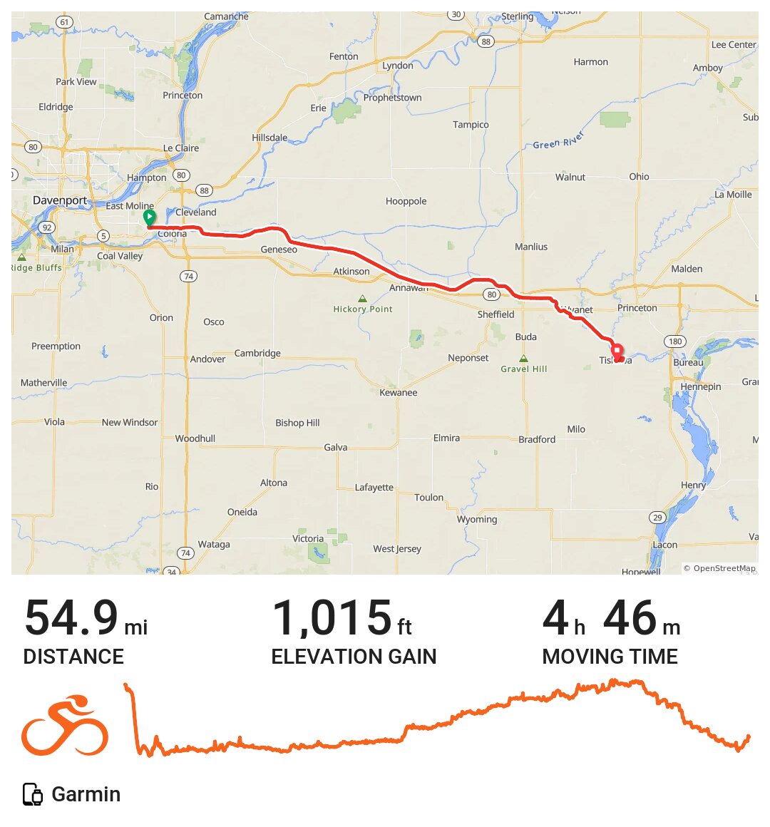 39 Tiskilwa, IL · Ride with GPS