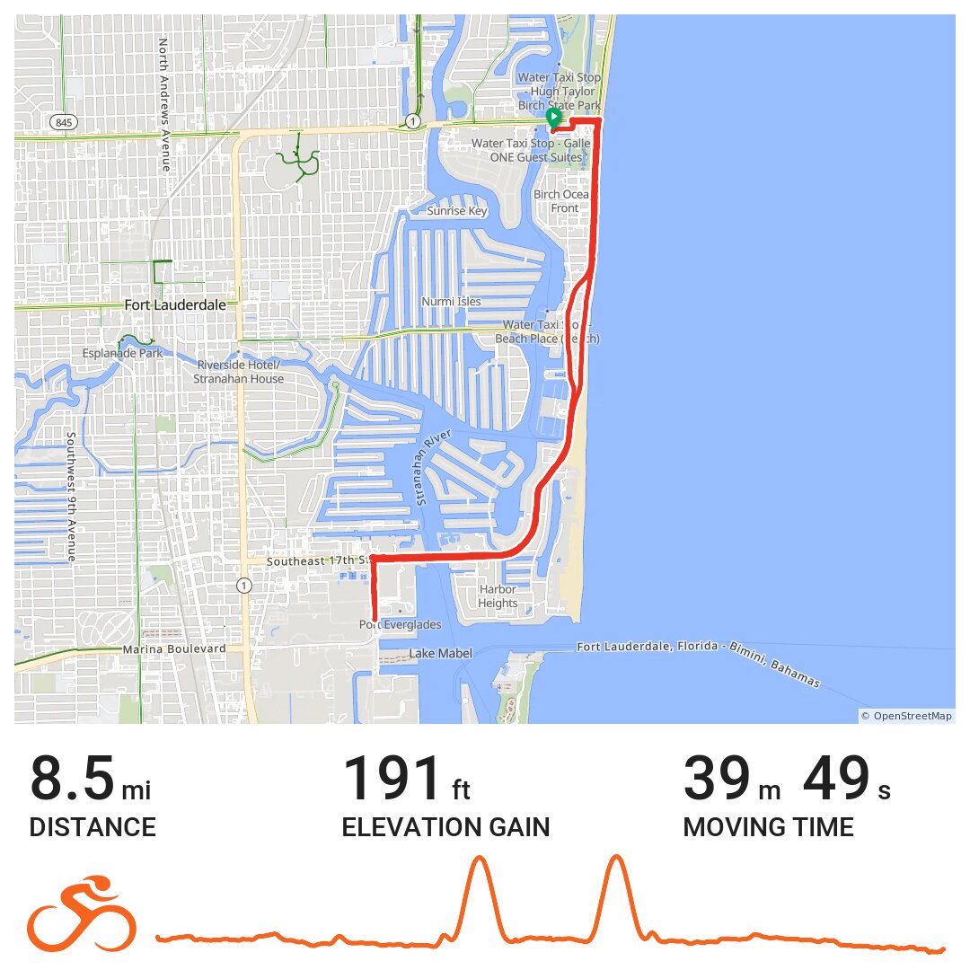 Ft Lauderdale A bike ride in Fort Lauderdale, FL