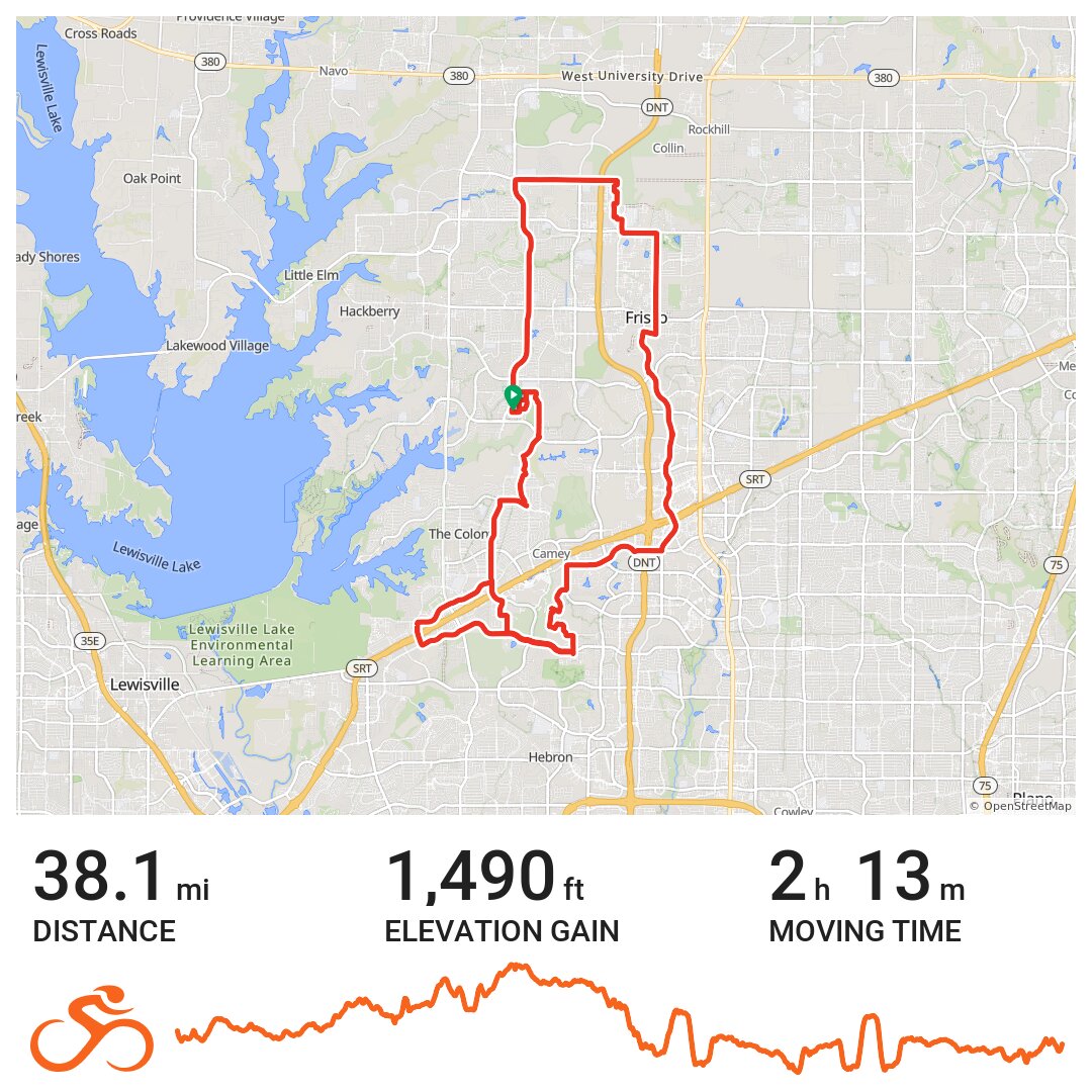 11/27/14 - A bike ride in Denton County, TX