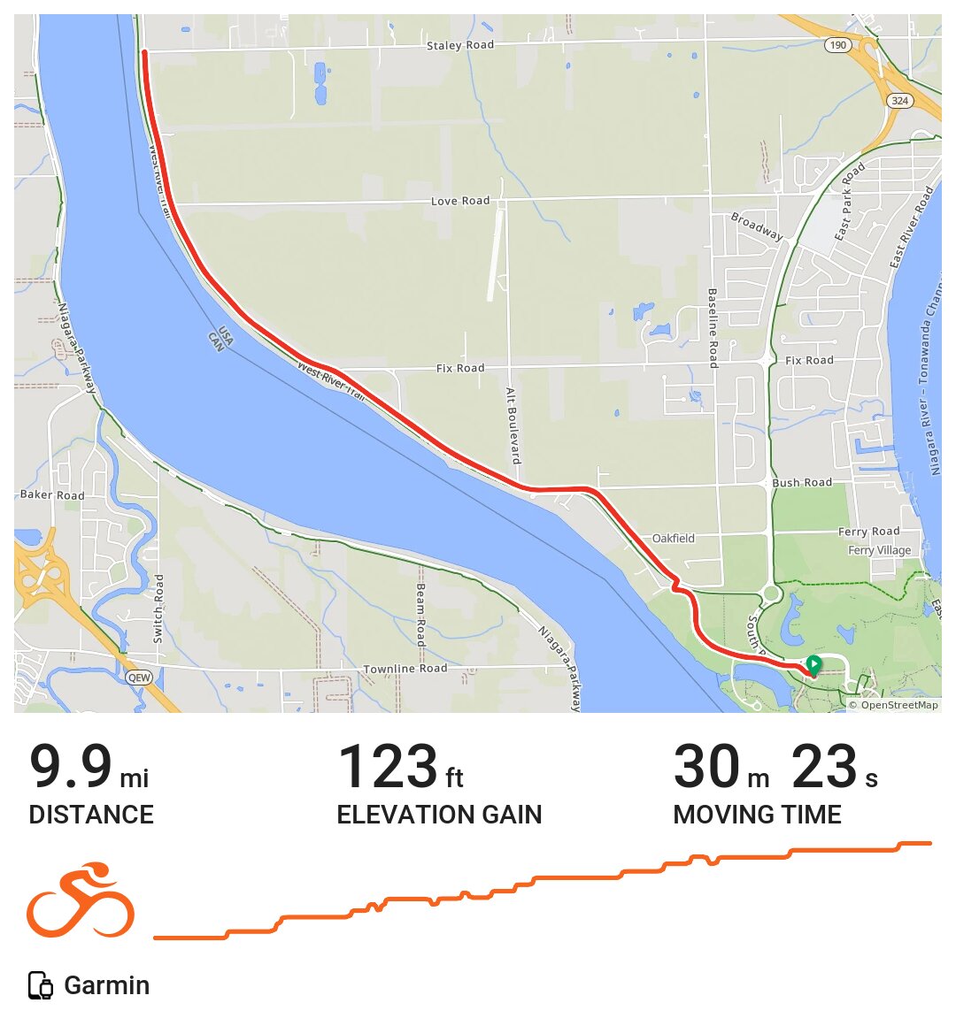 08/10/19 A bike ride in Erie County, NY