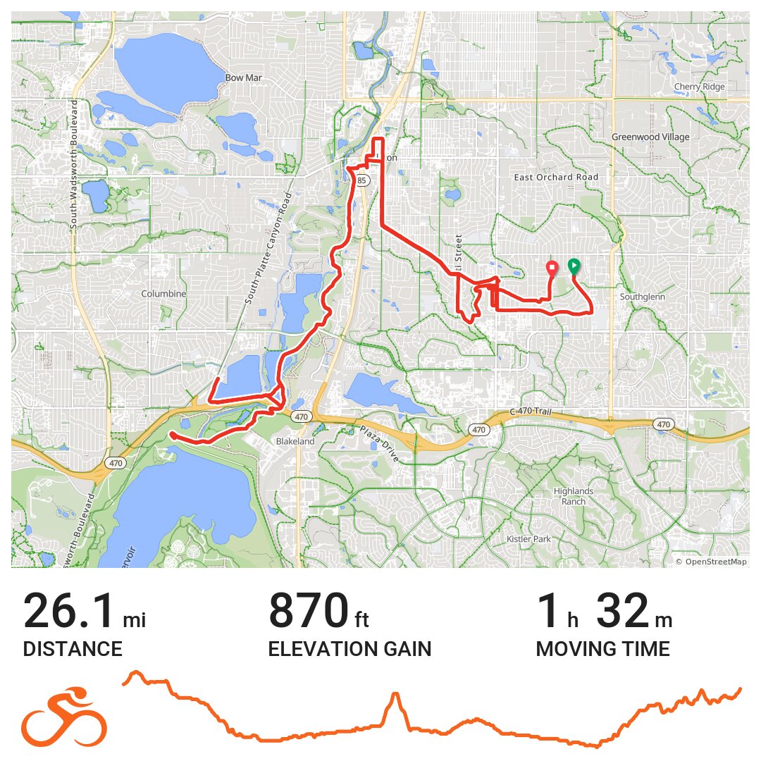 12/05/14 - A bike ride in Centennial, CO