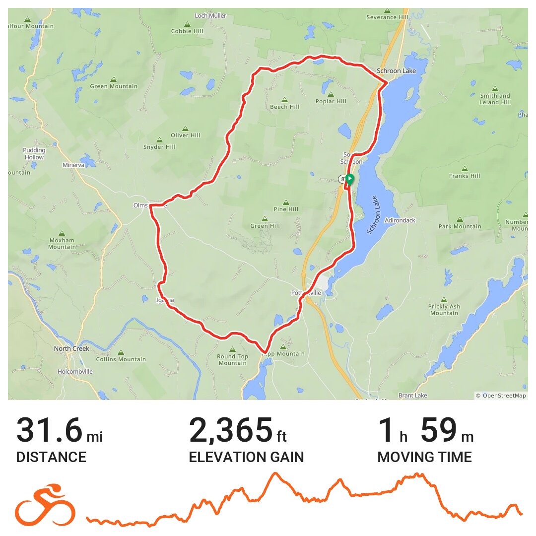 08/25/19 A bike ride in Essex County, NY