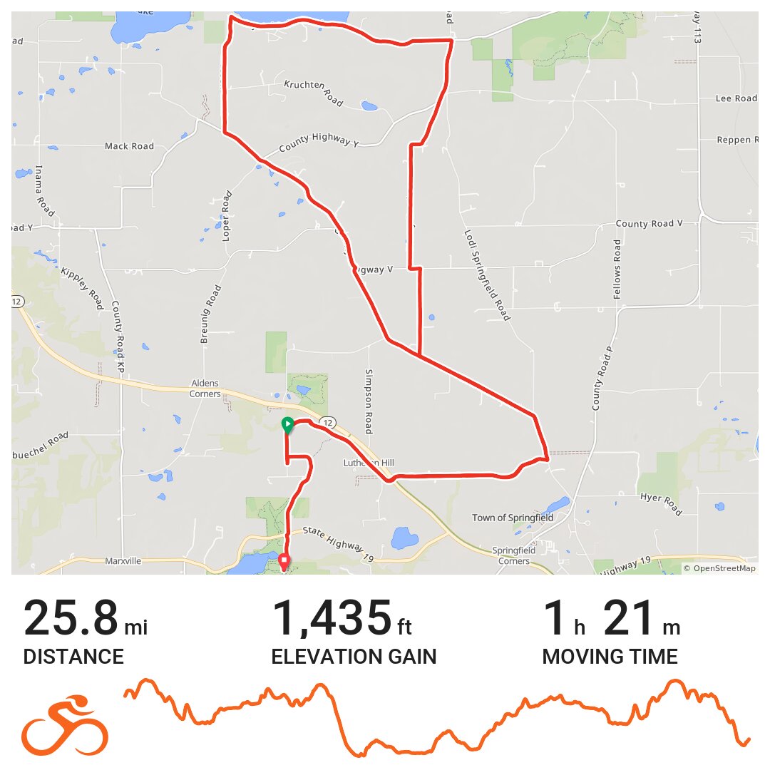 08/23/19 - A bike ride in Dane County, WI