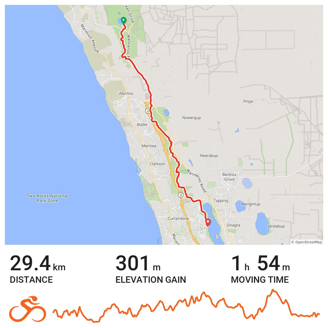 Yaberoo Budjara Trail - A bike ride in City of Wanneroo, Western Australia