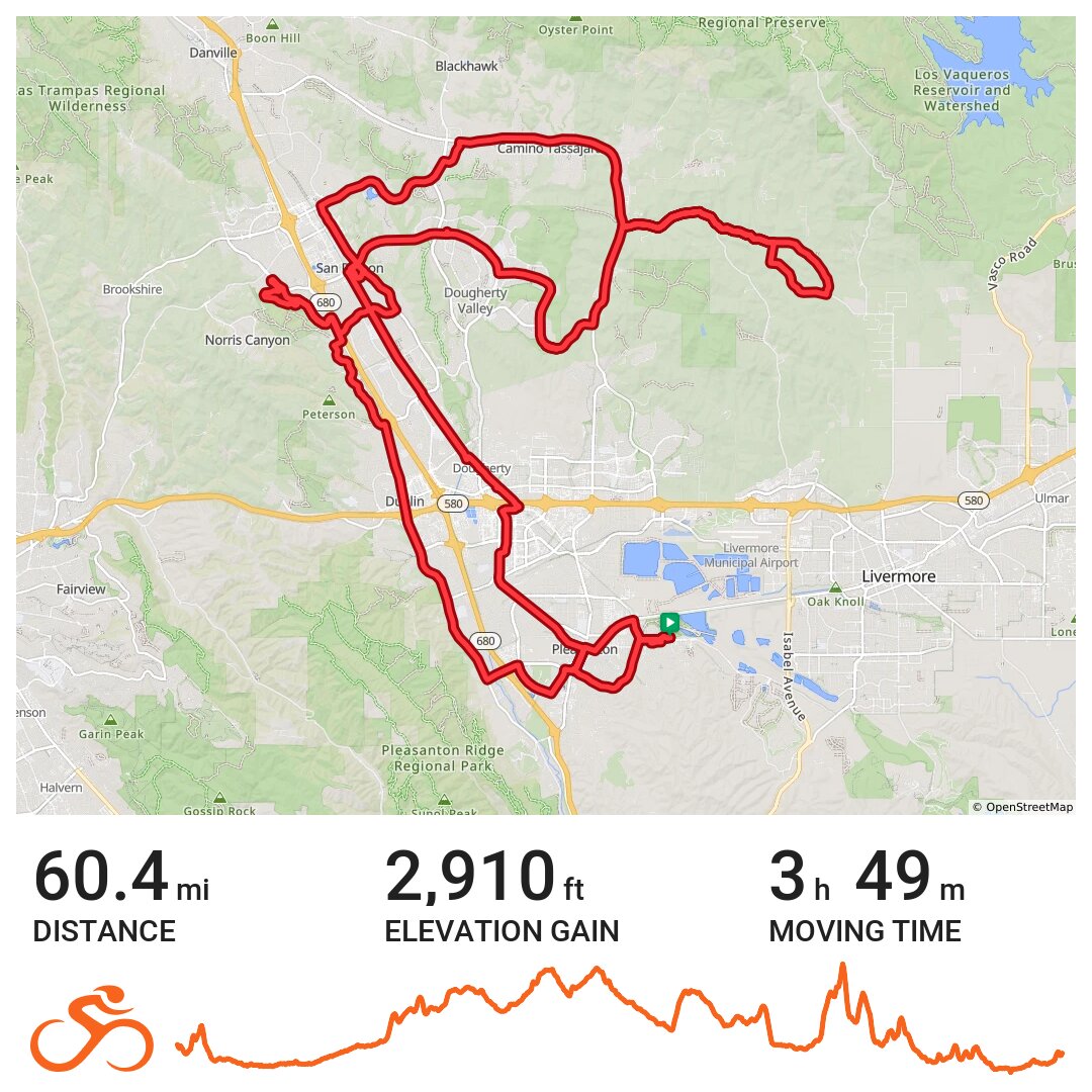 San Ramon Cycle Path Dublin, San Ramon, and North Livermore · Ride with GPS