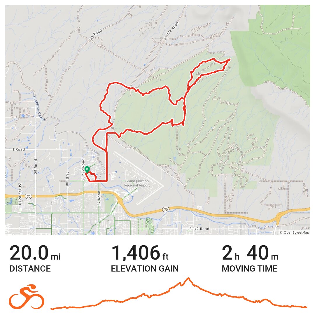 6Sep19 A bike ride in Grand Junction, CO