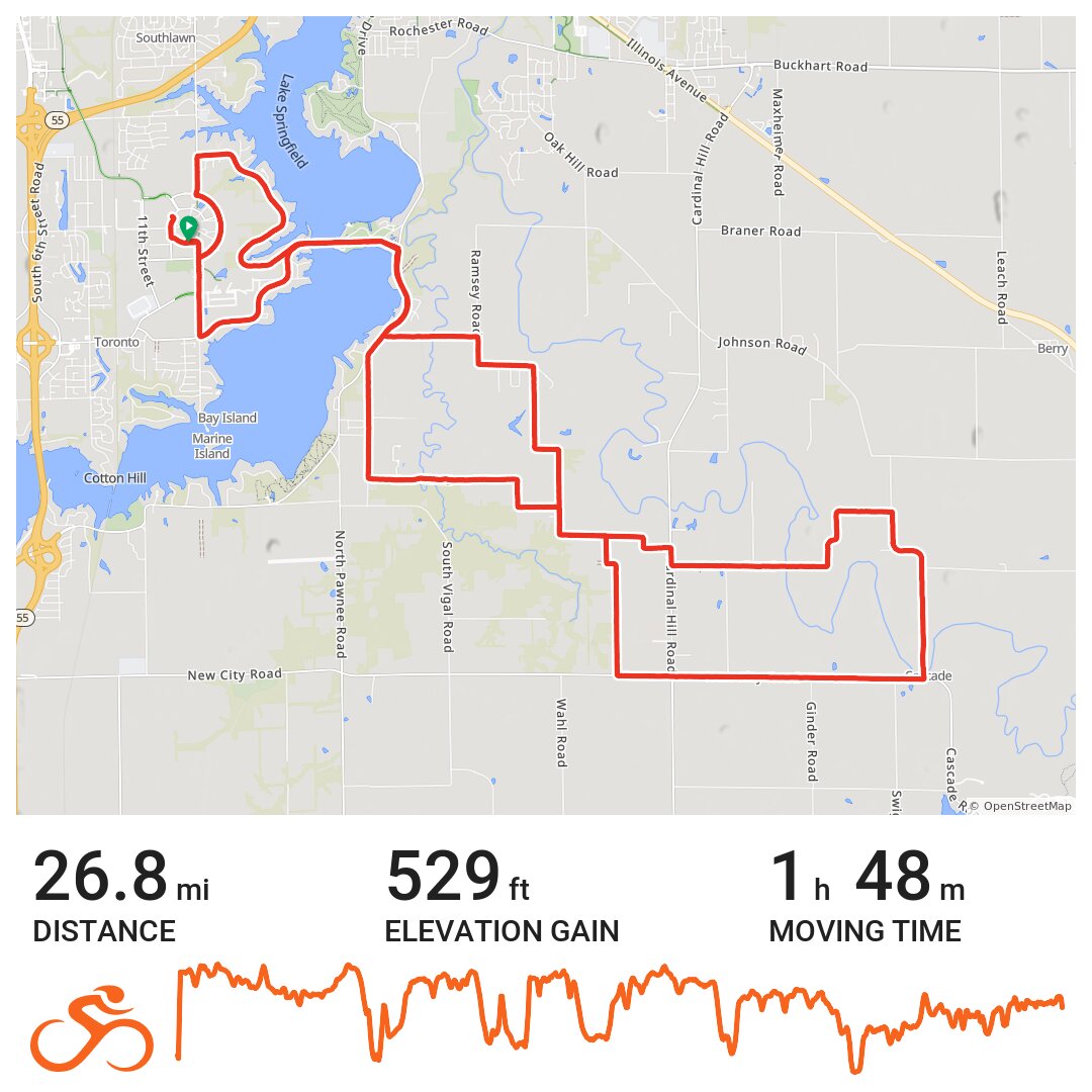 2019CCC - A bike ride in Springfield, IL