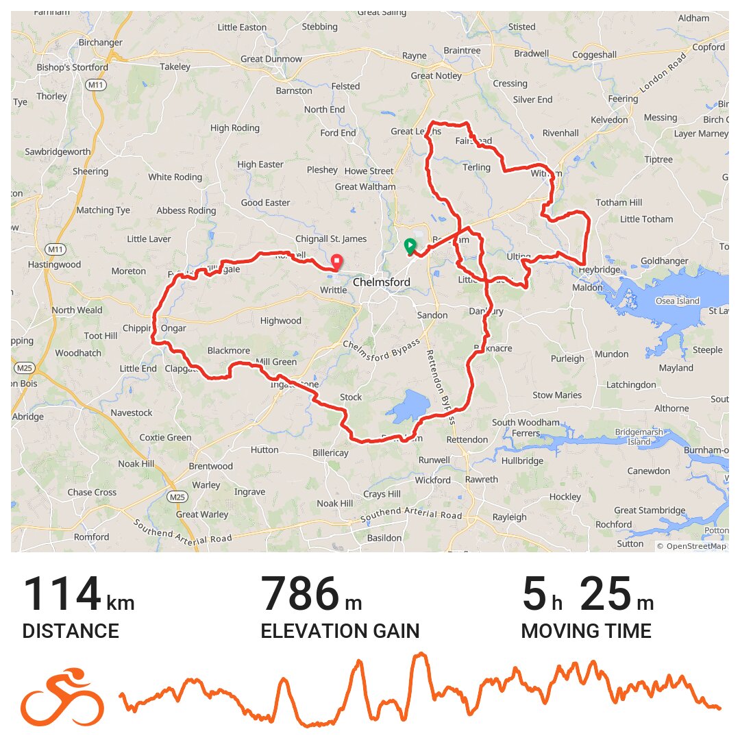 Local Hilly 115km · Ride with GPS