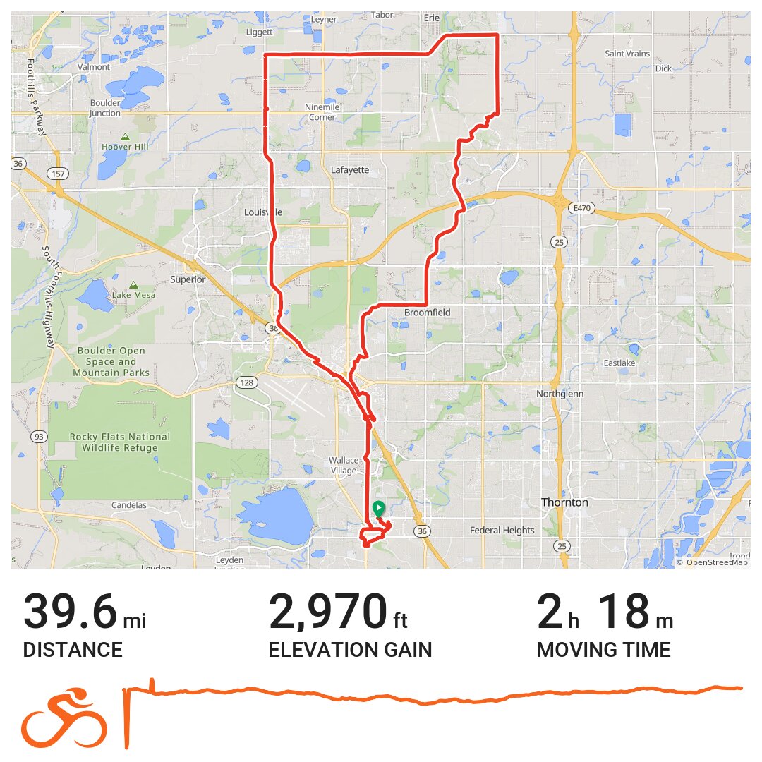 09/21/19 - A bike ride in Westminster, CO