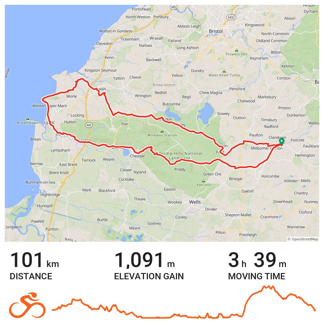 20/10/19 A bike ride in Radstock, England