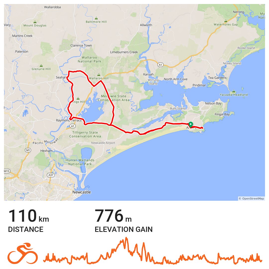 Port Stephens Cycle Group Ride - A bike ride in Anna Bay, NSW