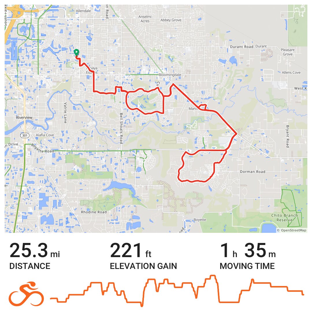 04/01/15 - A bike ride in Brandon, FL