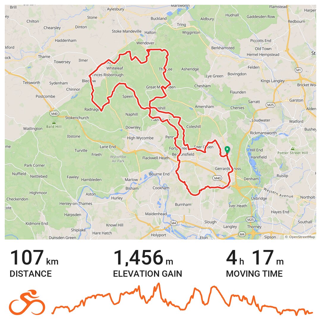 chiltern cycleway map