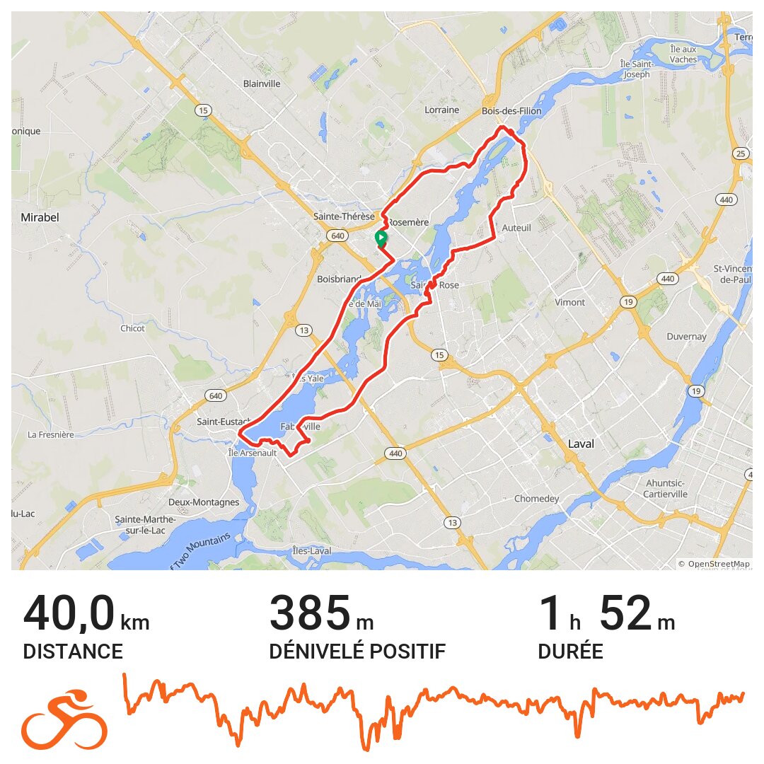 29/04/15 A bike ride in Rosemère, Québec