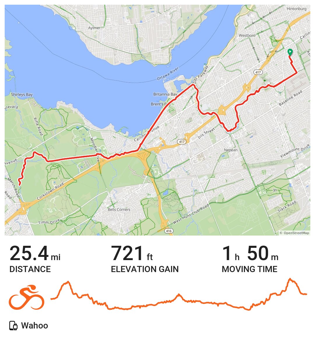 06/27/20 A bike ride in Ottawa, Ontario