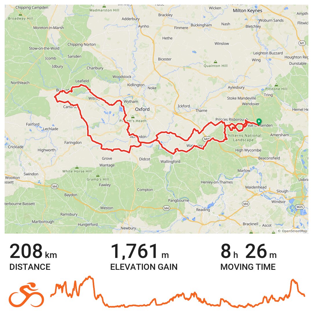 chiltern cycleway route map