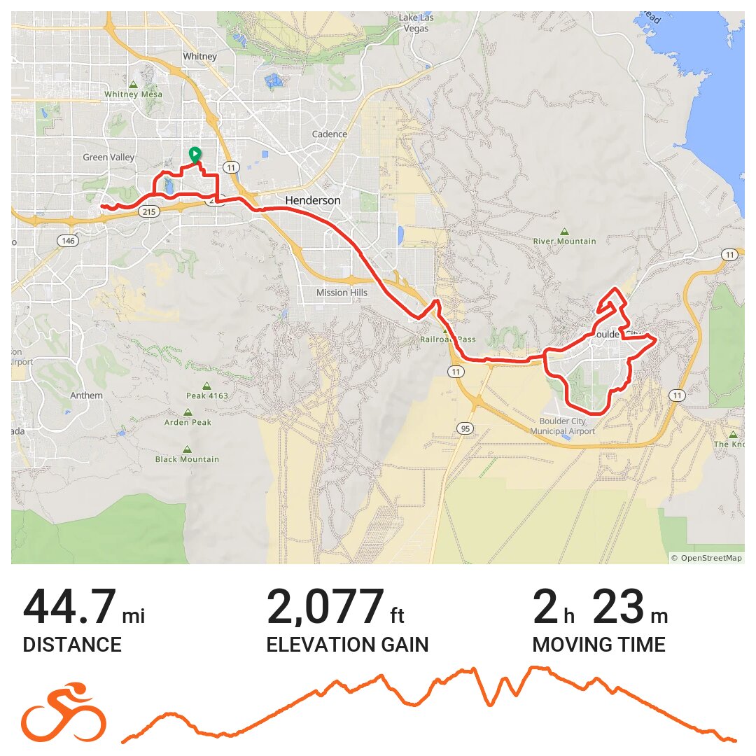 06/20/15 A bike ride in Henderson, NV