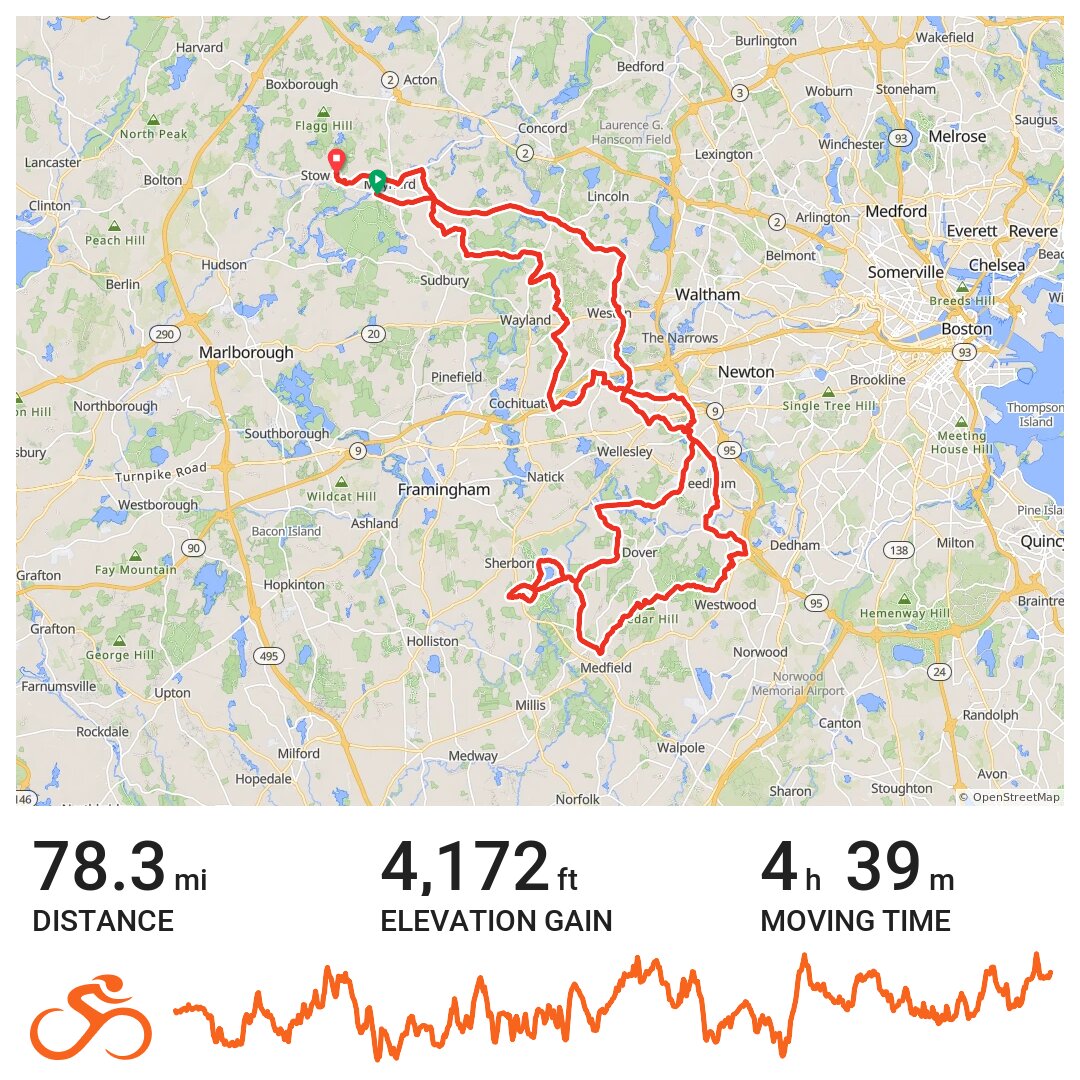 09/13/20 A bike ride in Maynard, MA