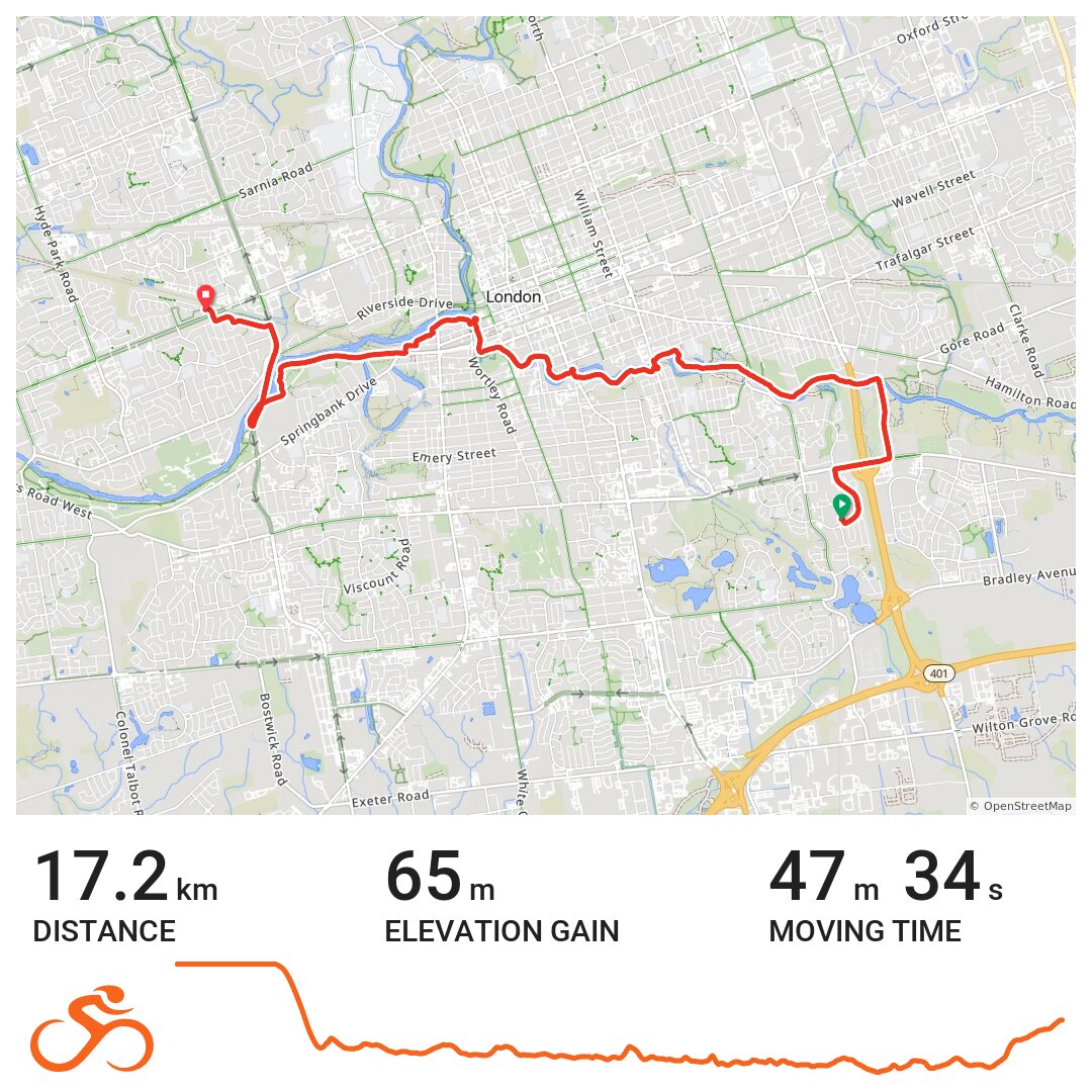 07/13/2015 London, Ontario, Canada · Ride with GPS
