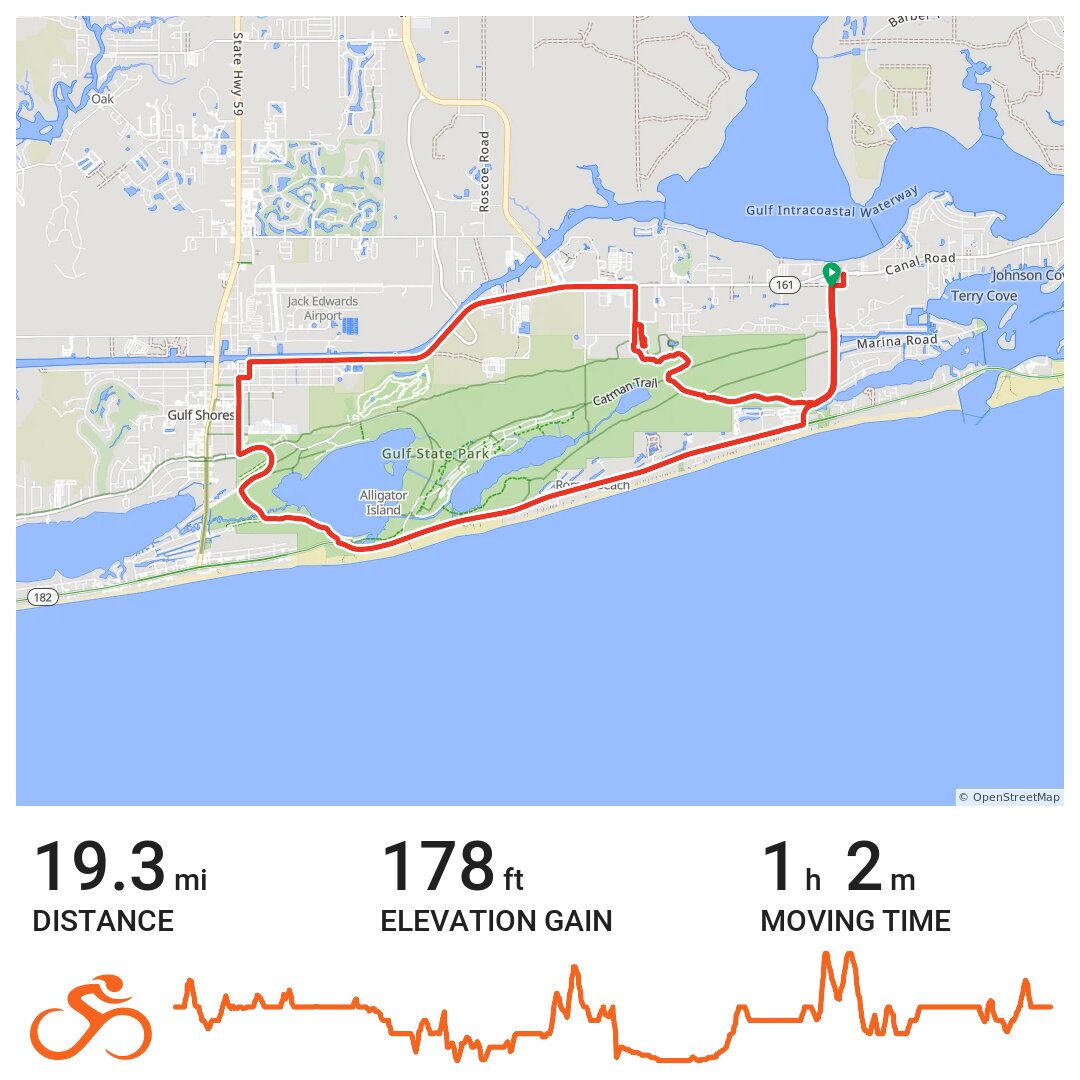 Gulf Shores 07172015 A bike ride in Orange Beach, AL