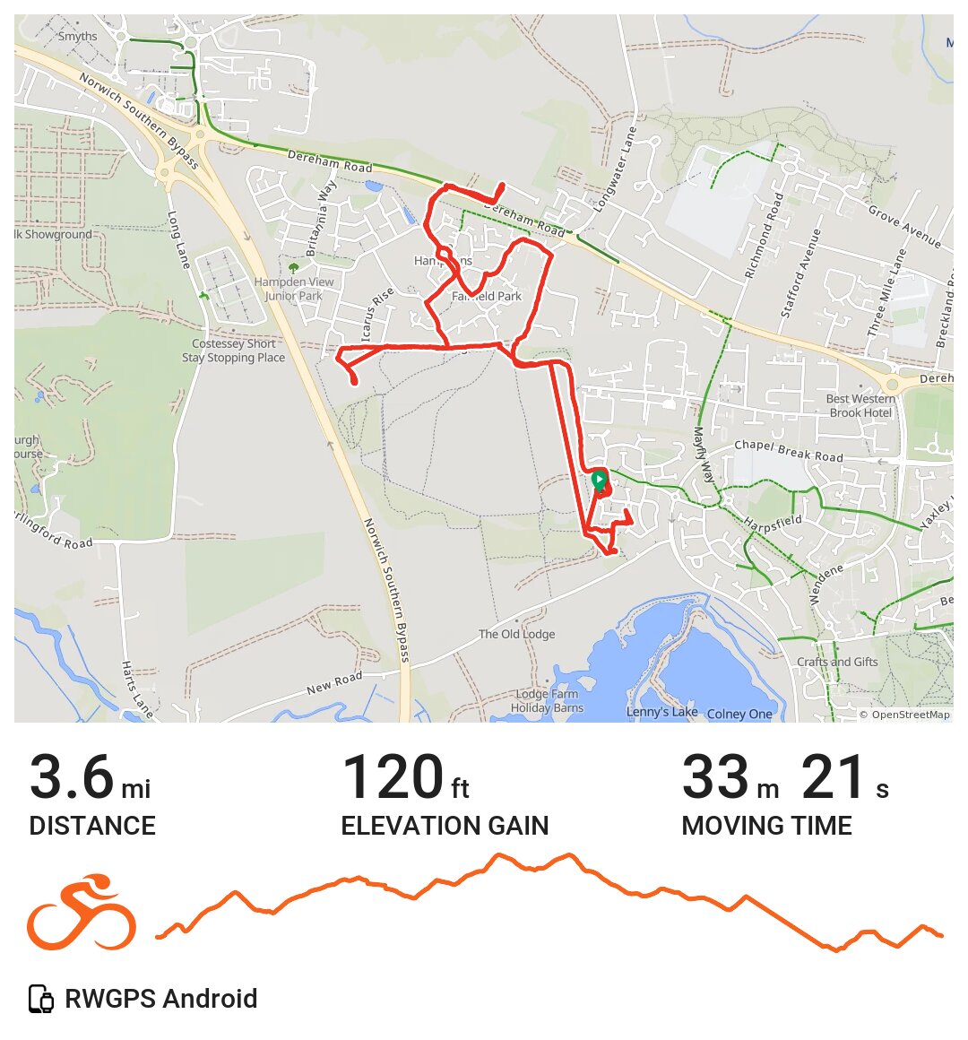 10/11/20 A bike ride in Norwich, England