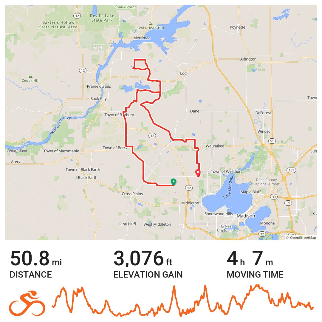 11/07/20 - A bike ride in Dane County, Dane County