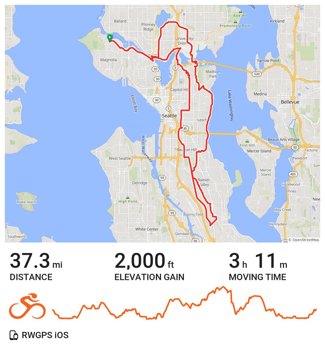 Magnolia Beacon Hill Loop · Ride with GPS