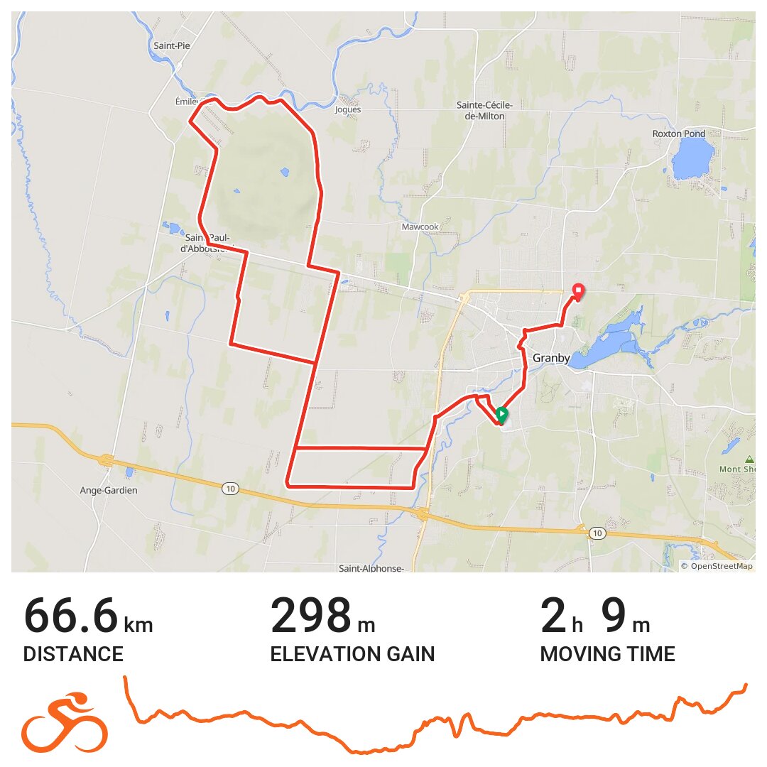 24/06/15 A bike ride in Granby, Québec