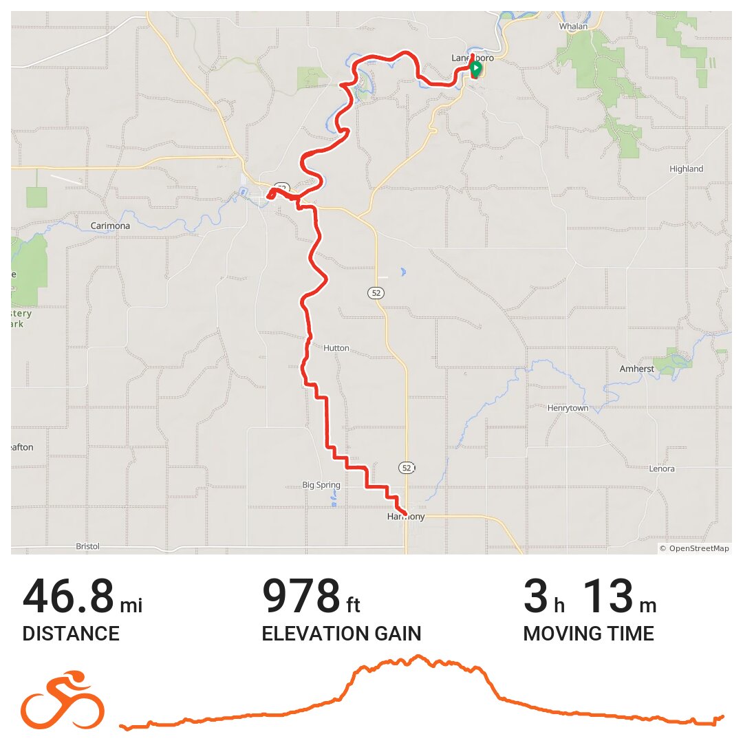 04/21/12 A bike ride in Lanesboro, Minnesota