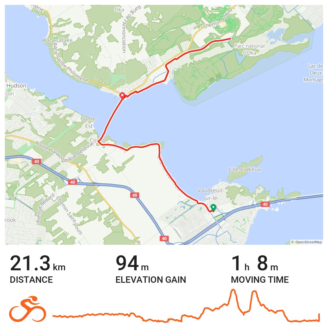 18/05/2015 Vaudreuil-Dorion, Québec, Canada · Ride with GPS